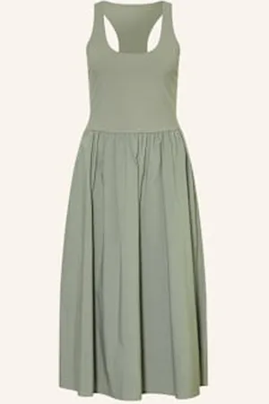 Sweaty Betty Sukienka Ribbed Racer gruen