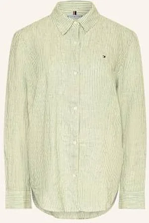 Tommy Hilfiger Koszula Z Lnu gruen