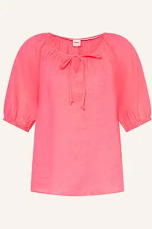 Brax Bluzka Z Lnu Viva pink