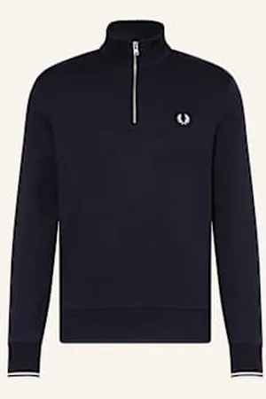 Fred Perry Bluza Dresowa Typu Troyer blau