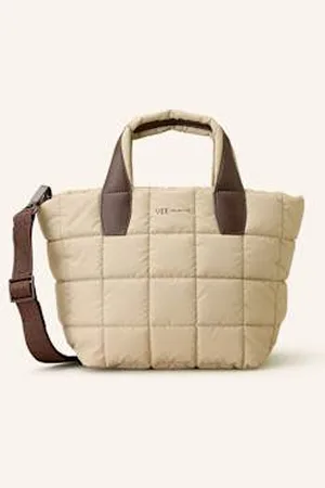 VeeCollective Torba Shopper Porter Tote Small Z Saszetką beige