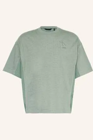 66 North T-Shirt Kria Hybrid Z Mieszanki Materiałów gruen