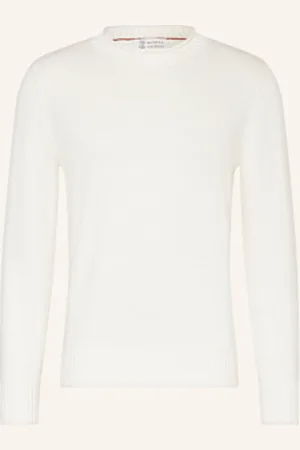 Brunello Cucinelli Sweter weiss
