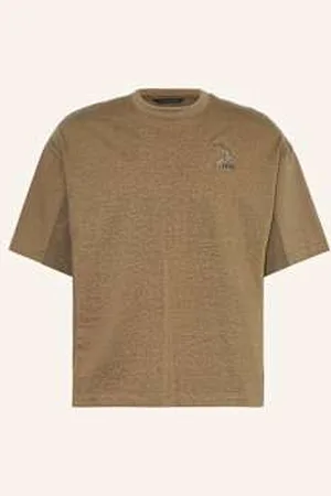 66 North T-Shirt Kria Hybrid Z Mieszanki Materiałów braun