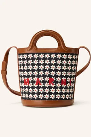 Marni Torba Worek Tropicalia schwarz