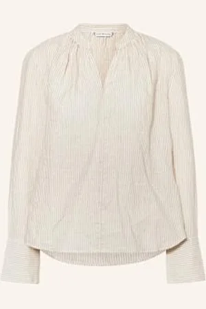 Tommy Hilfiger Bluzka Z Lnu beige