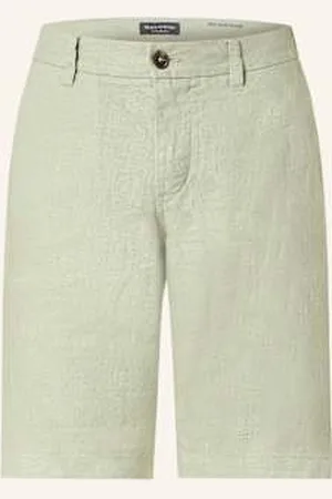 Marc O’ Polo Szorty Z Lnu Reso Regular Fit gruen