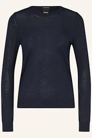 HUGO BOSS Sweter Ferpina blau