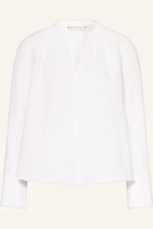 Tommy Hilfiger Bluzka Z Lnu weiss
