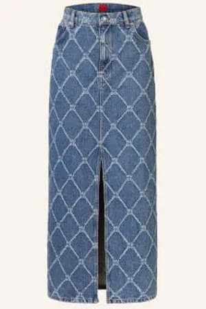 HUGO BOSS Spódnica Jeansowa Gatje blau