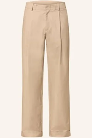 COS Spodnie Relaxed Fit beige