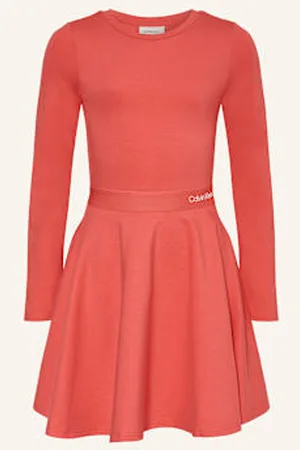 Calvin Klein Sukienka Z Dżerseju rot