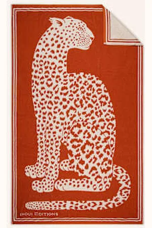 InouI Editions Ręcznik Plażowy Leo orange