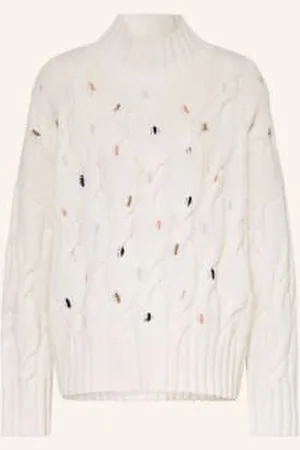 Barbour Sweter Fleur weiss