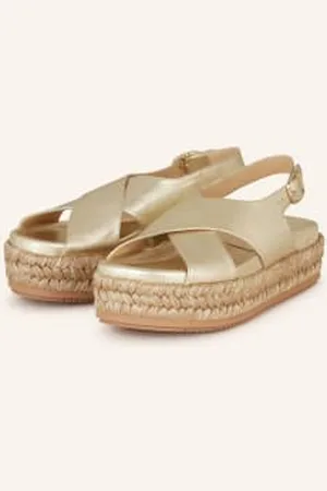 Paloma Barceló Paloma Barceló Sandały Na Platformie Francia beige