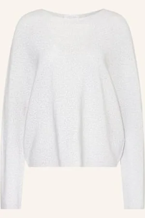 Rich & Royal Sweter Z Błyszczącą Przędzą silber