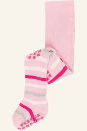 Falke Rajstopy Antypoślizgowe Multi Stripe rosa