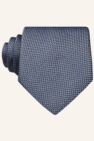 Reiss Krawat Ceremony Z Jedwabiu blau