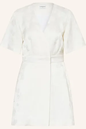 Claudie Pierlot Sukienka Kopertowa weiss
