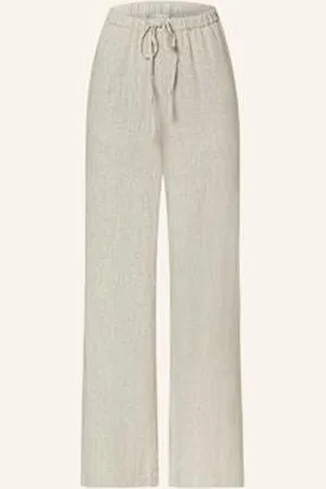 Neo Noir Spodnie Marlena Lissabon Z Lnem beige