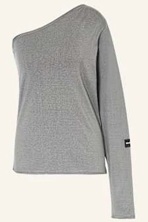Black Palms Sweter Na Jedno Ramię Marci grau