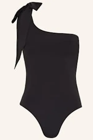 Seafolly Strój Kąpielowy Na Jedno Ramię Beau schwarz