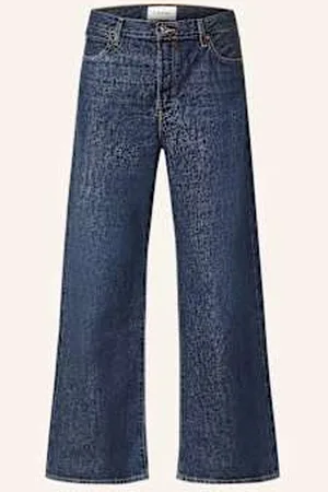 Frame Jeansy Wide Leg The Loose blau