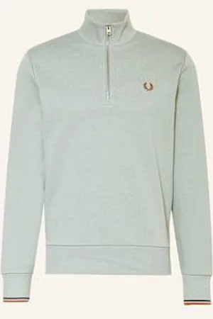 Fred Perry Bluza Dresowa Typu Troyer gruen