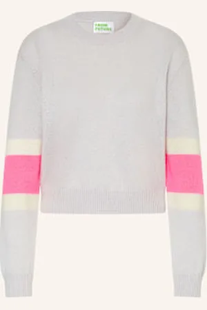 From Future Sweter Z Kaszmiru grau