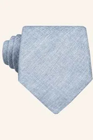 Reiss Krawat Lniany blau