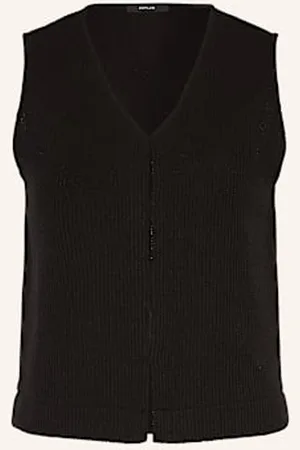 Opus Top Z Dzianiny Gopica schwarz