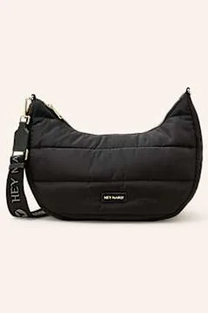 HEY MARLY Torba Na Ramię Lifetime Buddy Medium schwarz