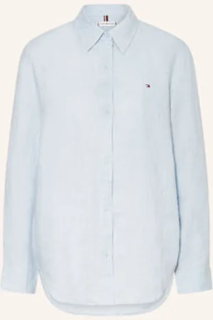 Tommy Hilfiger Koszula Z Lnu blau