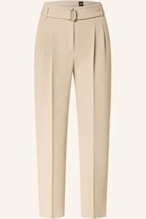HUGO BOSS Spodnie 7/8 Tapiah beige