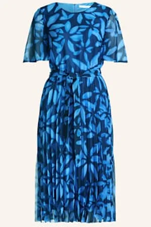 Betty & Co Sukienka Z Siateczki blau