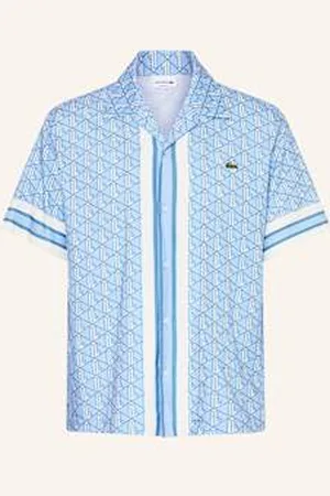 Lacoste Koszula Z Klapami Relaxed Fit blau