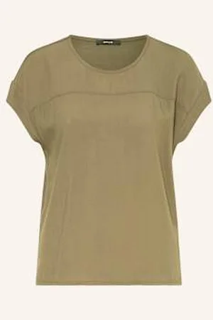 Opus T-Shirt Sesonne Z Mieszanki Materiałów gruen
