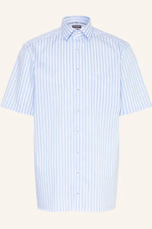 Olymp Koszula Z Krótkim Rękawem Luxor Comfort Fit blau