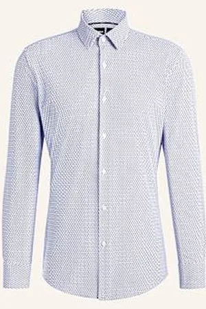 HUGO BOSS Koszula Hank Slim Fit blau