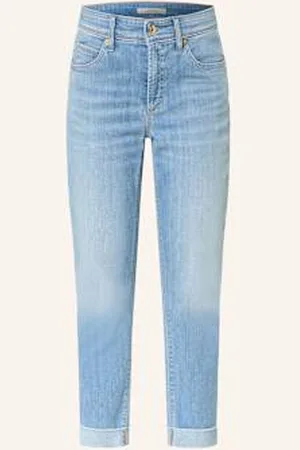Cambio Jeansy 7/8 Piper Short blau