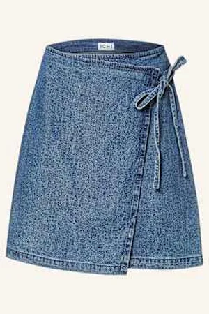 Ichi Spódnica Jeansowa Ihdallas blau
