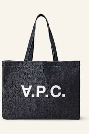 A.P.C. Torba Shopper W Jeansowym Stylu blau