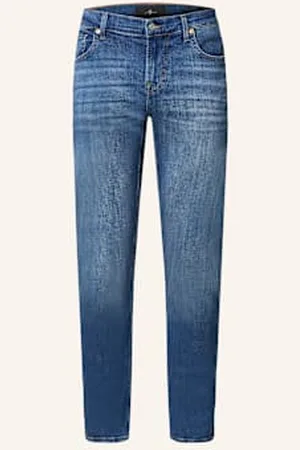 7 for all Mankind Jeansy Slimmy Tapered Vernon Skinny Fit blau