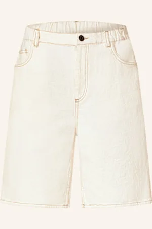 American Vintage Szorty Jeansowe Jozastreet weiss