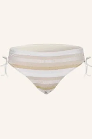 Max Mara Dół Od Bikini Z Wysokim Stanem Simona Z Błyszczącą Przędzą weiss