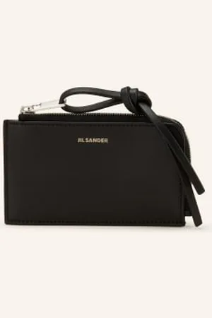 Jil Sander Etui Na Karty Z Kieszenią Na Monety schwarz
