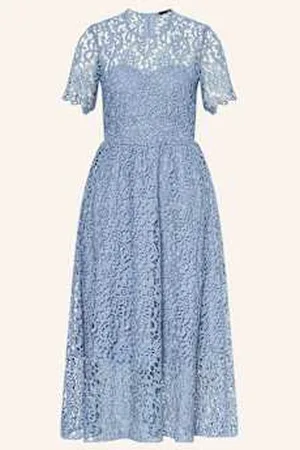 Oui Sukienka Z Koronki blau