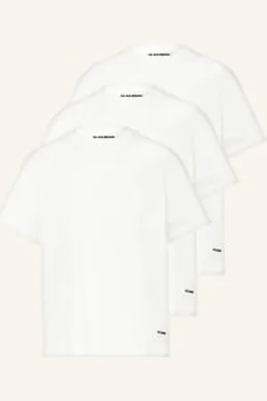 Jil Sander T-Shirt, 3 Szt. weiss