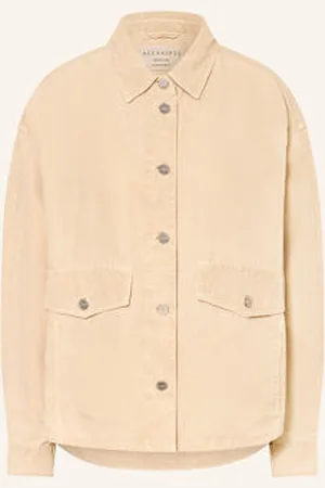 AllSaints Overjacket Hettie Z Lnem beige