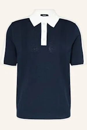 Reiss Koszulka Polo Z Dzianiny Pentel blau